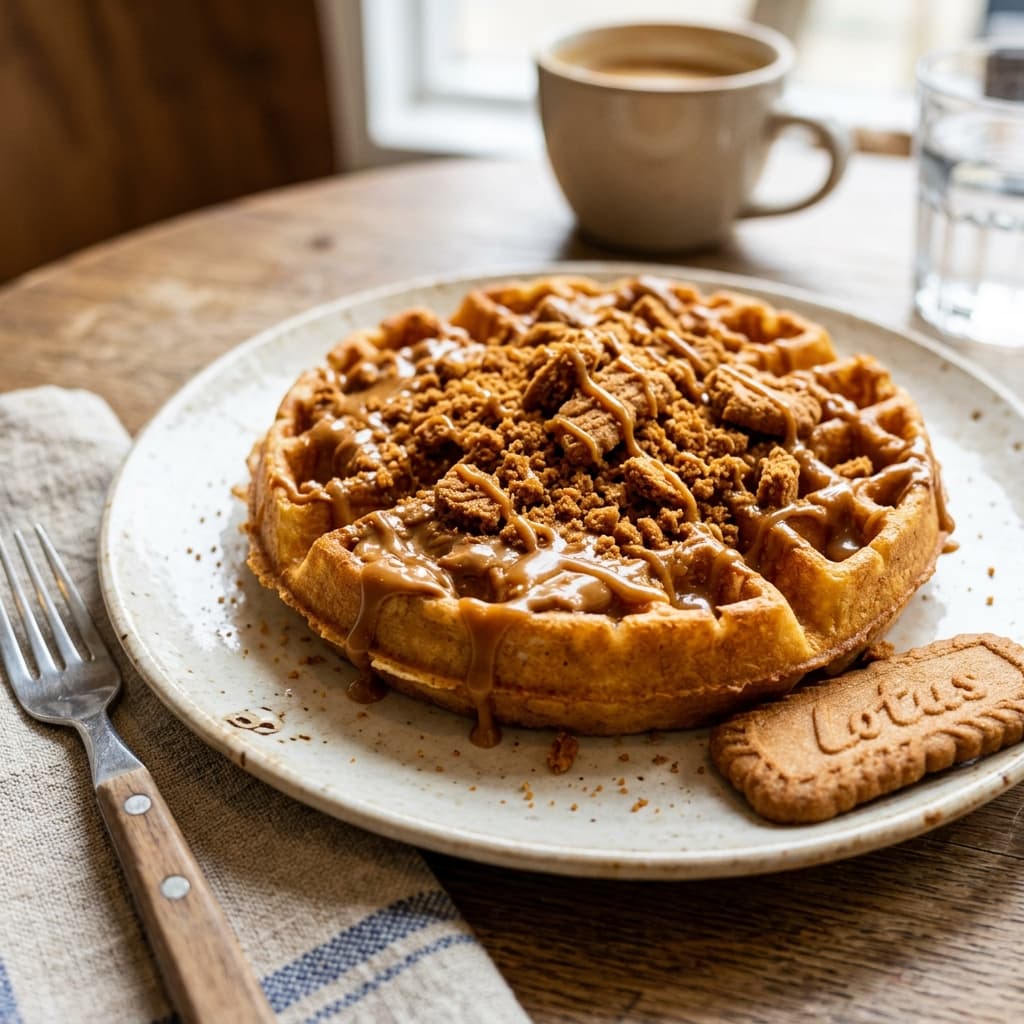 Lotus Biscoff Waffle